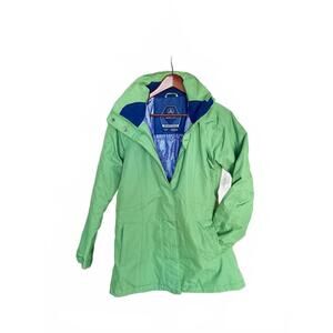 Powder Room Gorpcore Microlite Green Parka Ski Jacket Medium